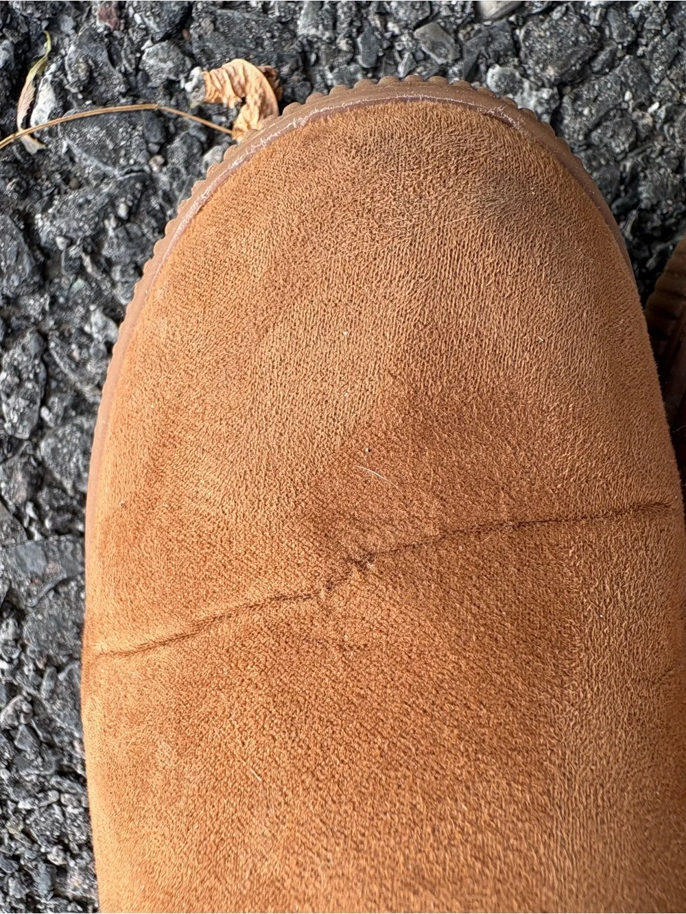 Cat & Jack Kids Tan Suede-Look zipper Boots